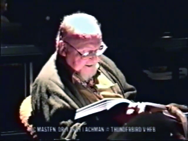 Dr. Larry Lachman and Ric Masten give a reading and booksigning at the former Thunderbird Book Store, Carmel, California, 2003, Part 2